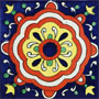 Mexican Handmade Tile Cupula Ceramico 1086
